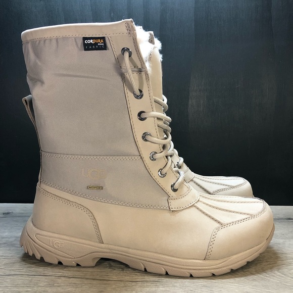 🚫 SOLD 🚫 UGG Butte Mono Waterproof Leather Boots Putty 1120979 - Picture 2 of 13